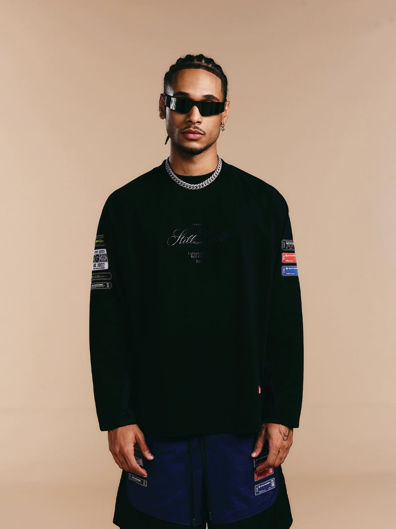 1807 × LABT Label Patch Long Sleeve Tee | Face 3 Face
