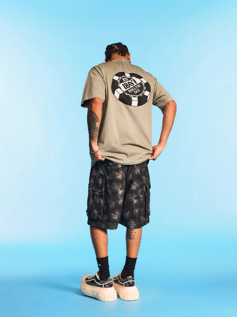 1807 Roll The Dice Chip Print Tee | Face 3 Face
