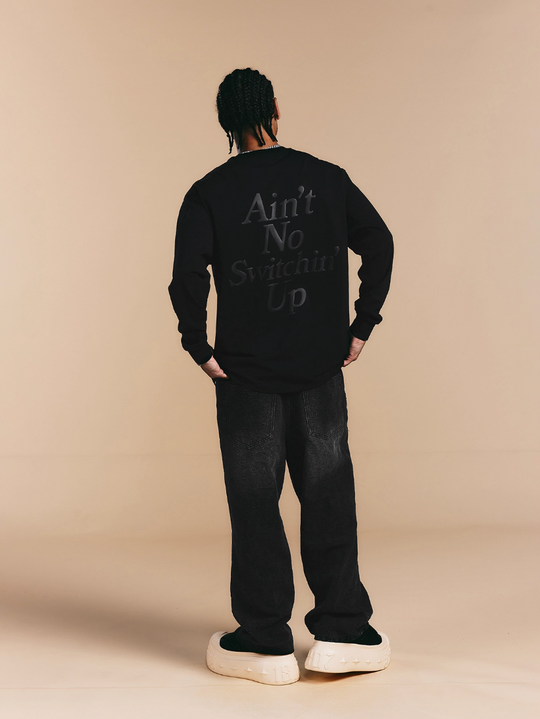 1807 Still Going Foam Print Long Sleeve Tee | Face 3 Face