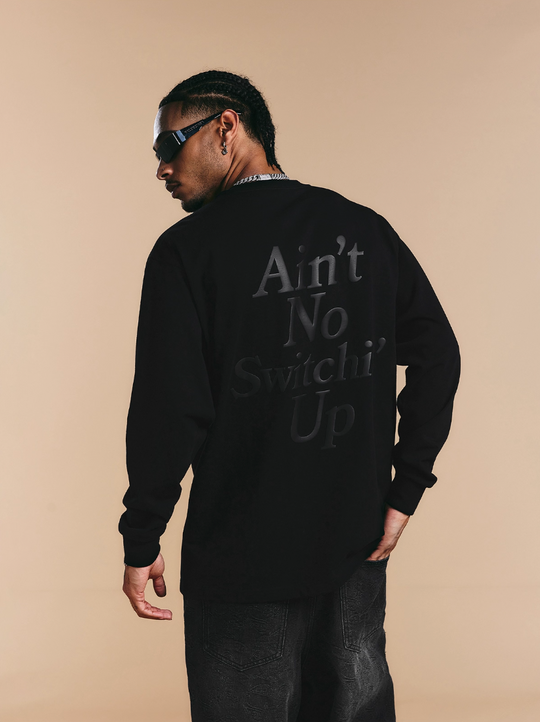 1807 Still Going Foam Print Long Sleeve Tee | Face 3 Face