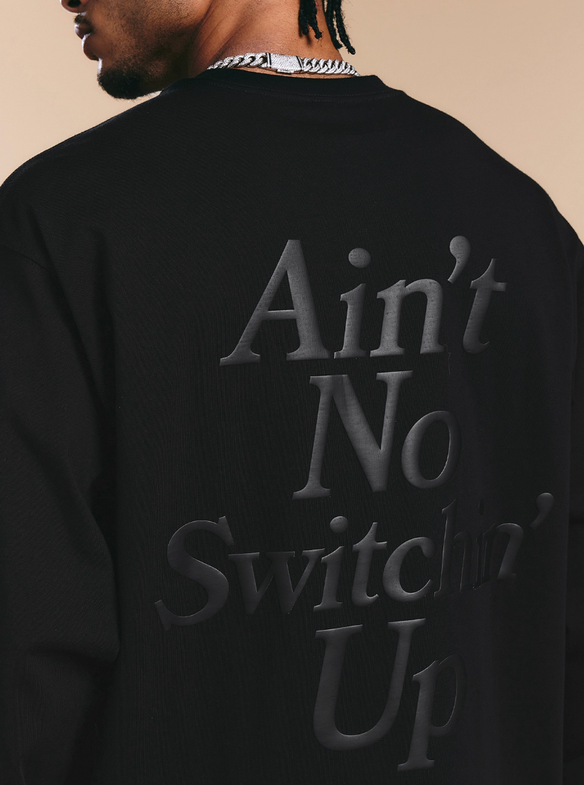 1807 Still Going Foam Print Long Sleeve Tee | Face 3 Face