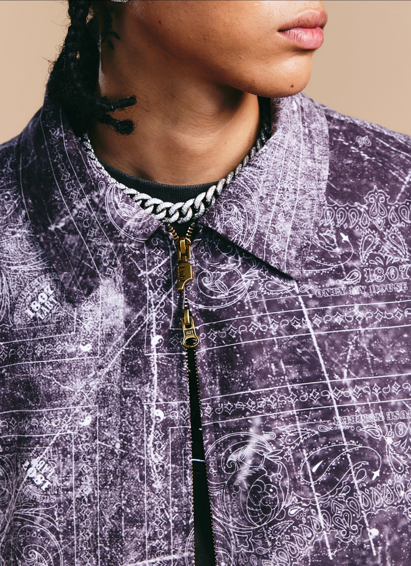 1807 × LABT Original Paisley Full Print Track Jacket | Face 3 Face