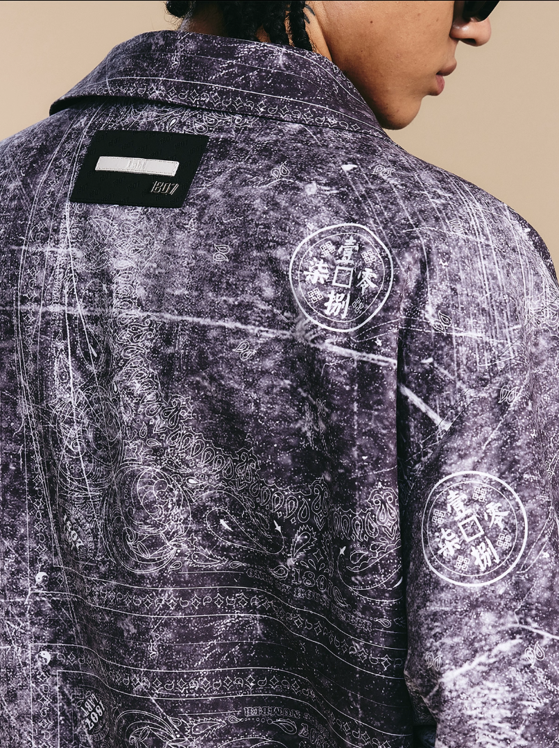 1807 × LABT Original Paisley Full Print Track Jacket | Face 3 Face