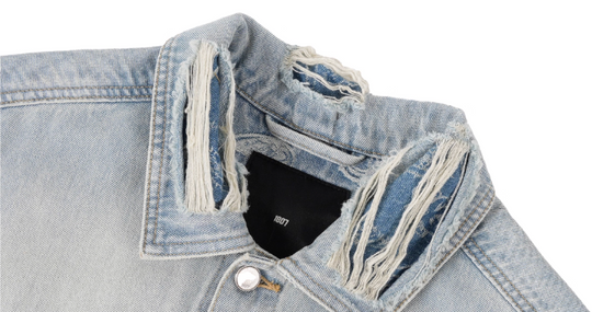 1807× LABT Paisley Pattern Wash Denim Jacket | Face 3 Face
