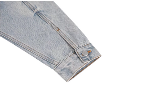 1807 Still Going Vintage Print Wash Denim Jacket | Face 3 Face