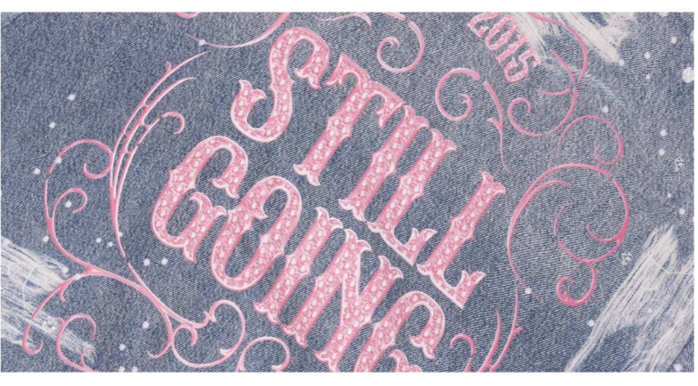 1807 Swarovski Crystal Diamond Denim Zip Up Hoodie | Face 3 Face