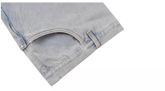 1807× LABT Paisley Pattern Washed Denim Jeans | Face 3 Face