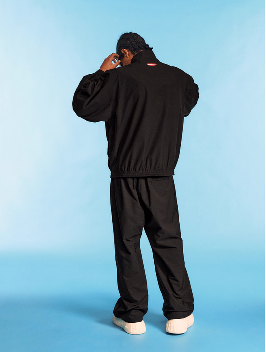 1807 Vintage Print Racing Track Pants | Face 3 Face