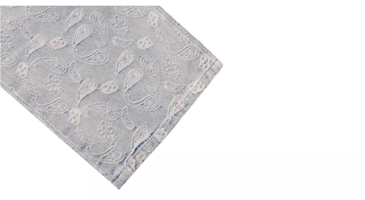 1807 Allover Paisley Washed Denim Jeans | Face 3 Face