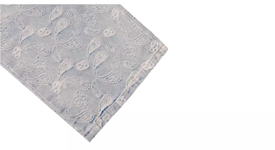 1807 Allover Paisley Washed Denim Jeans | Face 3 Face