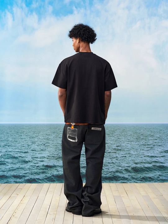 YADcrew Photorealistic Horsehair Belt Print Pants | Face 3 Face