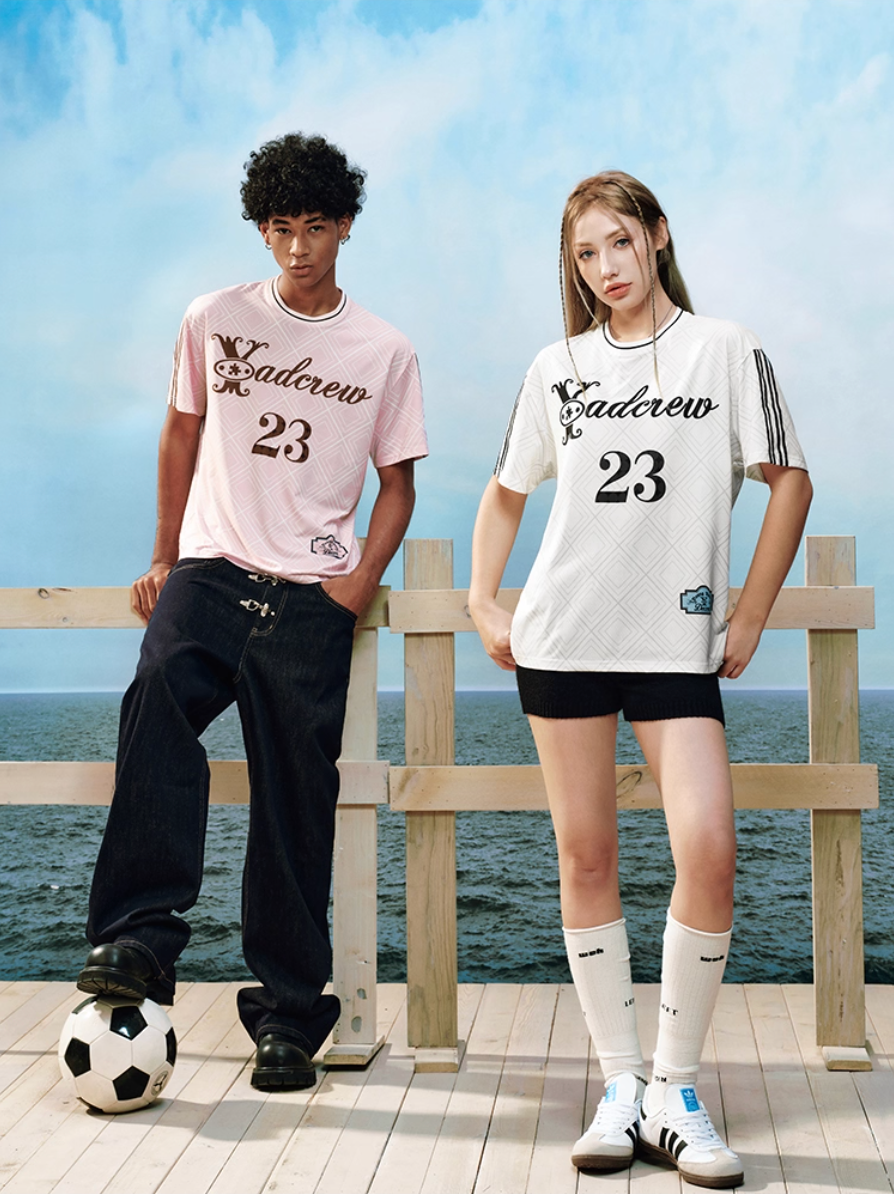 YADcrew Diamond Pattern Football Jersey | Face 3 Face