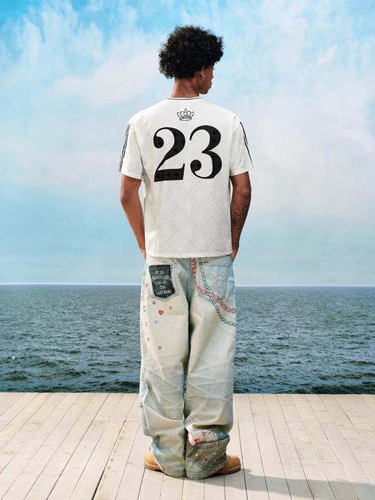 YADcrew Diamond Pattern Football Jersey | Face 3 Face