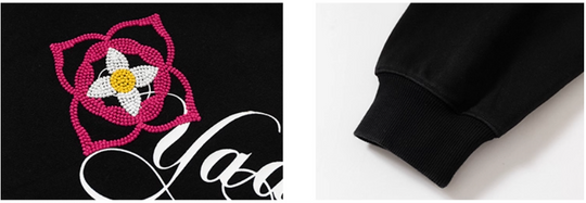 YADcrew Ethnic Puzzle Pattern Sweatshirt | Face 3 Face