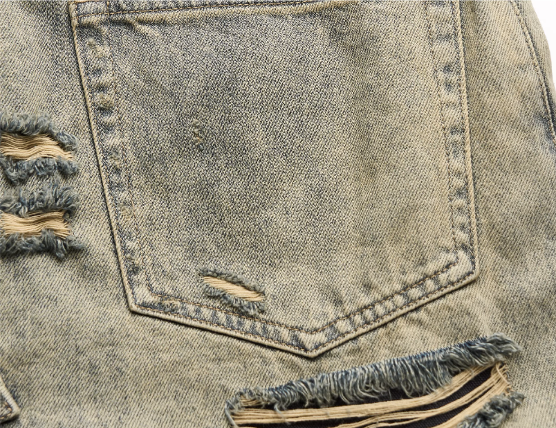 STEEPC Layered Design Washed Distressed Baggy Jeans | Face 3 Face
