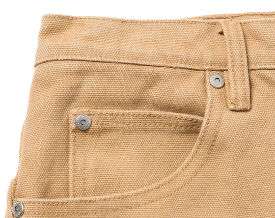 STEEPC Washed Aged Button Fly Canvas Work Pants | Face 3 Face