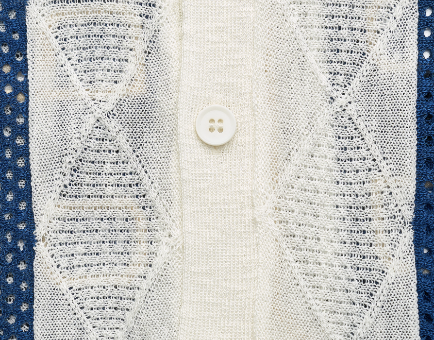 STEEPC Colorblock Knit Short Sleeve Shirt | Face 3 Face