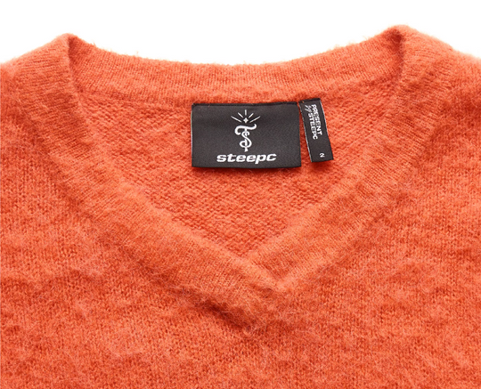 STEEPC Wool Blend Heart Patch Knit Sweater | Face 3 Face