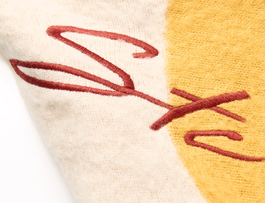 STEEPC Vertical Stripe Brushed Knit Polo Sweater | Face 3 Face