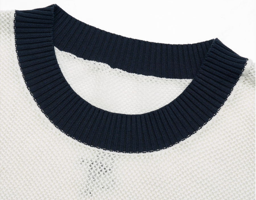 STEEPC Faded Print Mesh Knit Tee | Face 3 Face