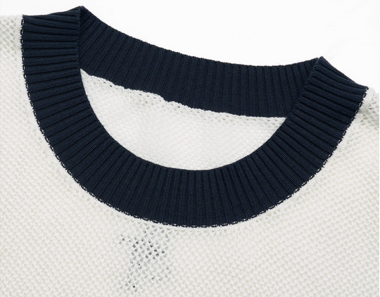 STEEPC Faded Print Mesh Knit Tee | Face 3 Face