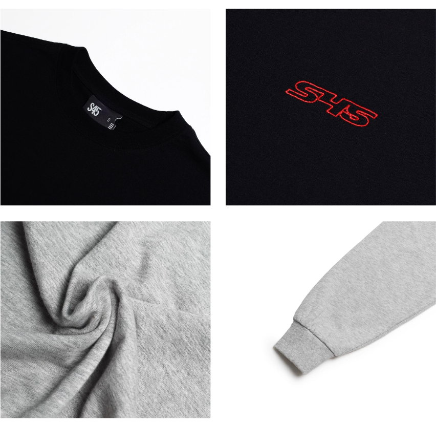 S45 Basic Small Logo Long Sleeve Tee | Face 3 Face