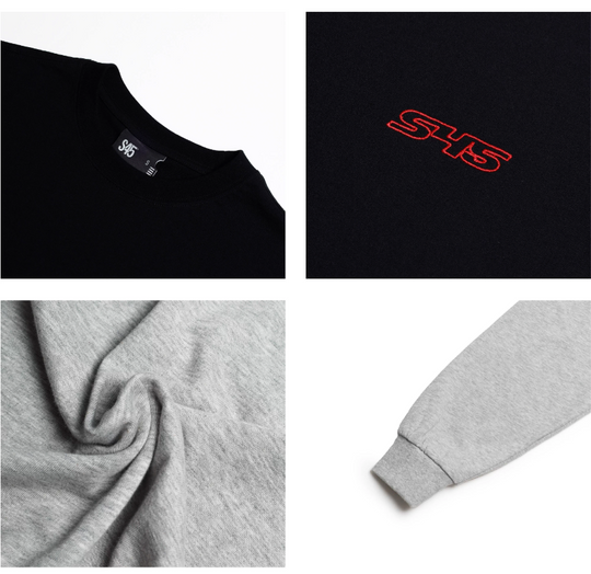 S45 Basic Small Logo Long Sleeve Tee | Face 3 Face