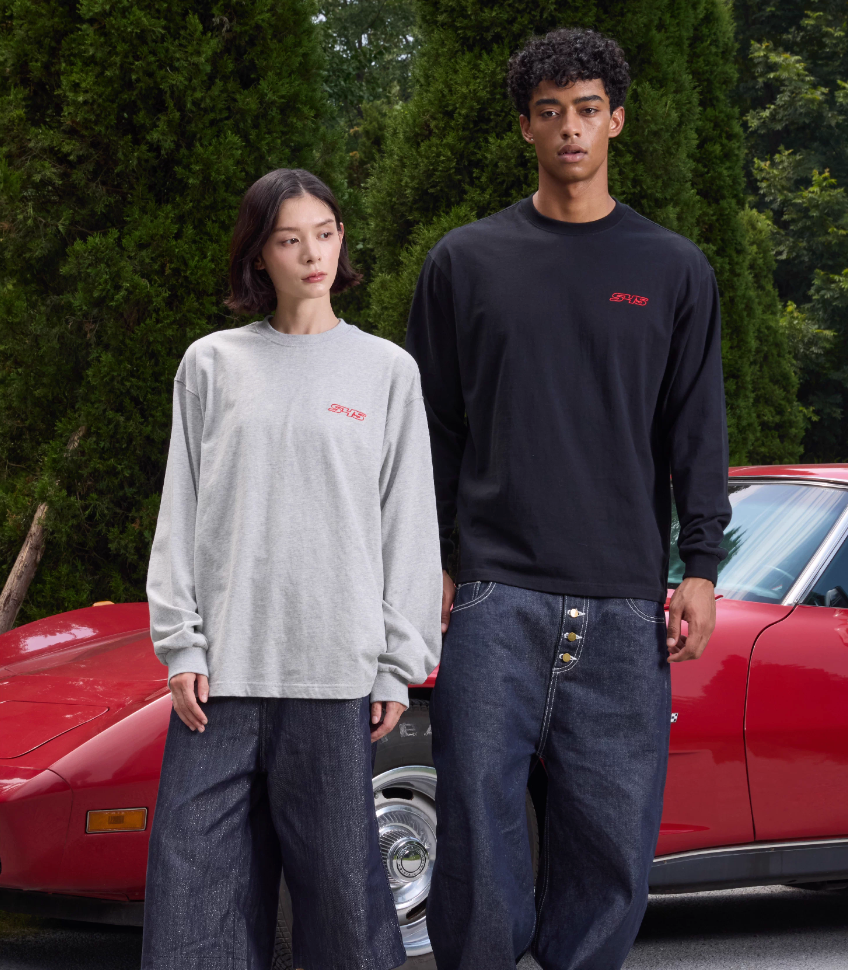 S45 Basic Small Logo Long Sleeve Tee | Face 3 Face