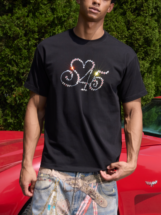 S45 Diamond Heart Stud Logo Tee | Face 3 Face
