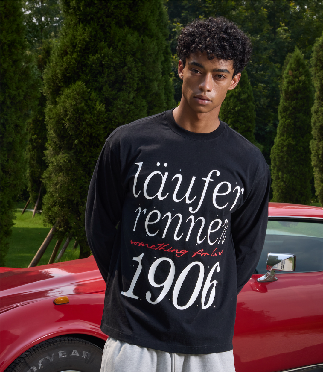 S45 Runner Print Long Sleeve Tee | Face 3 Face