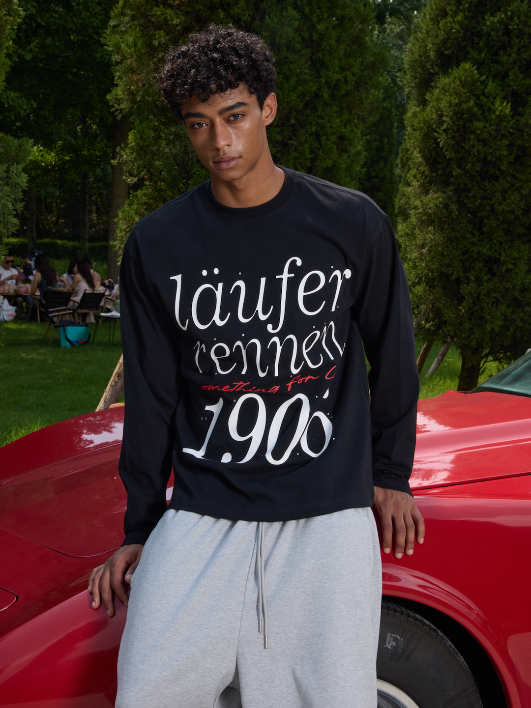 S45 Runner Print Long Sleeve Tee | Face 3 Face