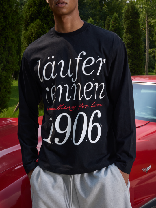 S45 Runner Print Long Sleeve Tee | Face 3 Face