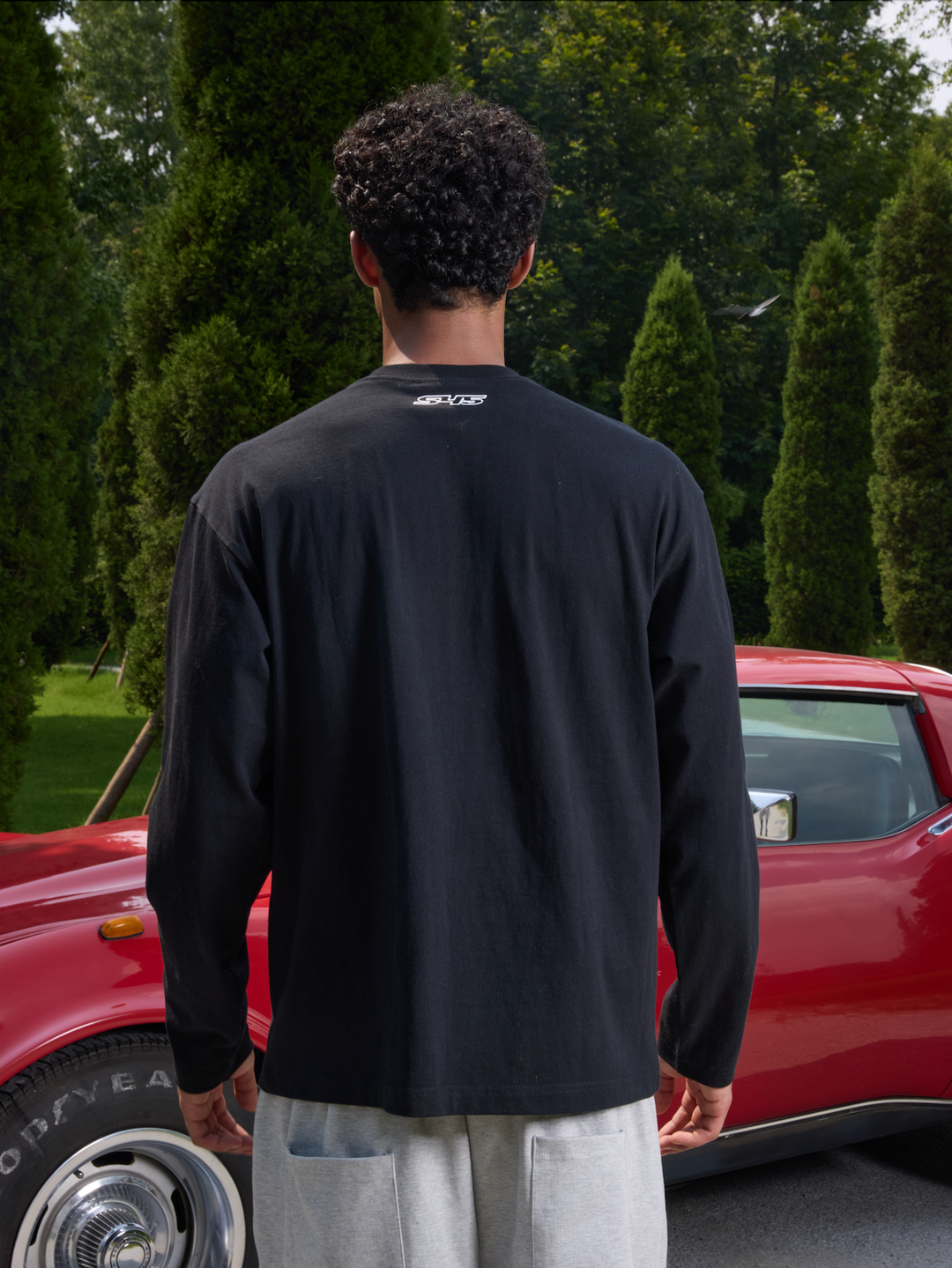 S45 Runner Print Long Sleeve Tee | Face 3 Face