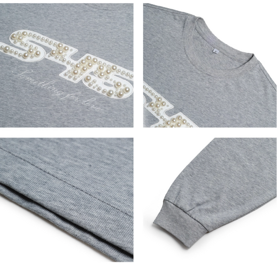 S45 Pearl Logo Patch Long Sleeve Tee | Face 3 Face