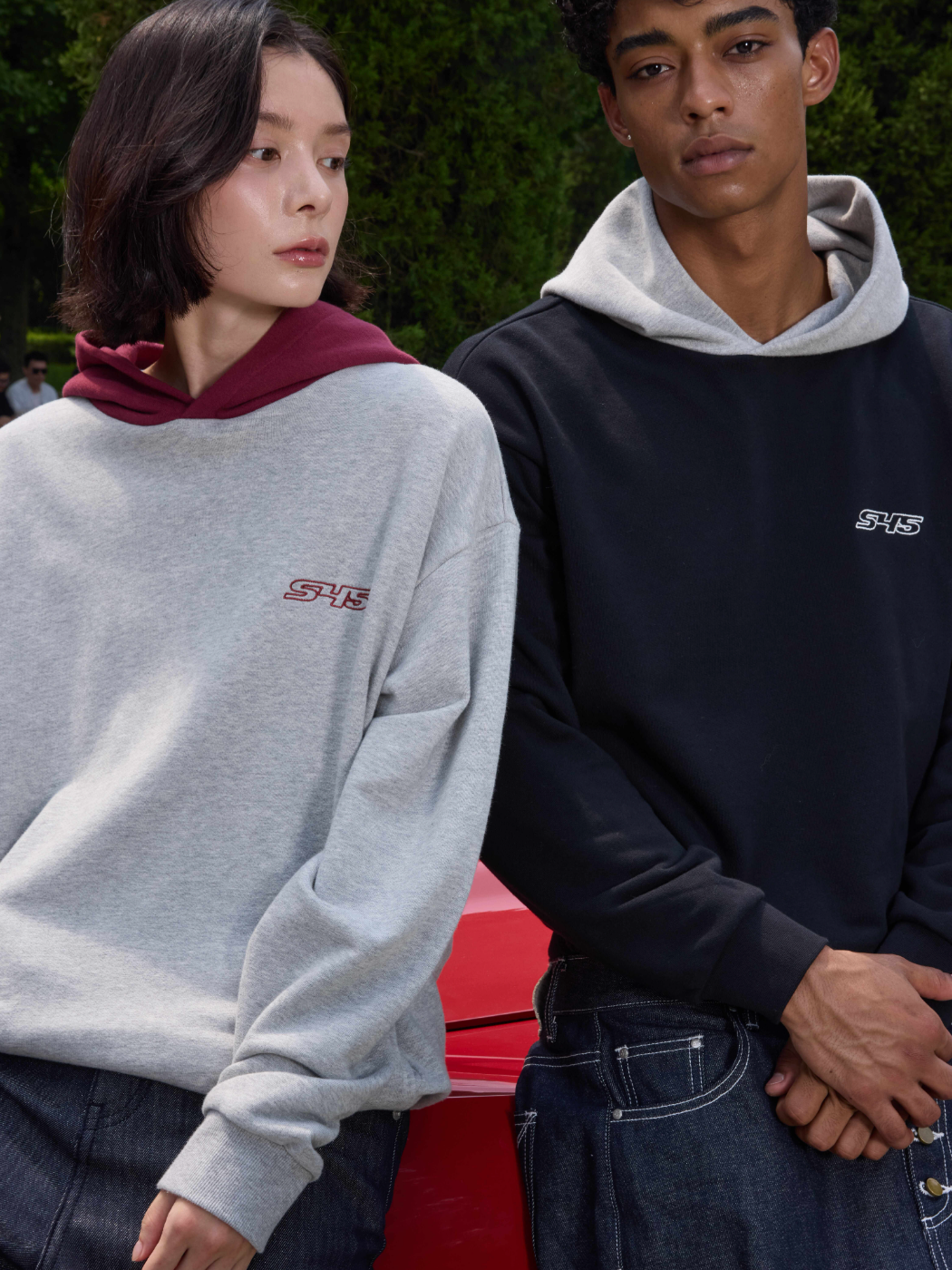 S45 Colorblock Logo Hoodie | Face 3 Face