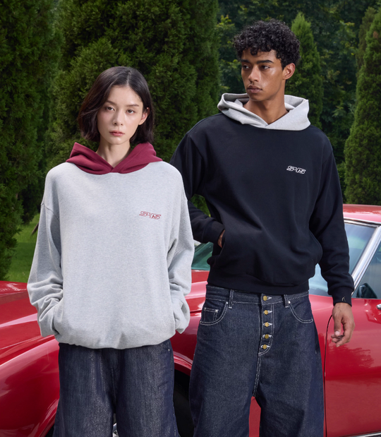 S45 Colorblock Logo Hoodie | Face 3 Face