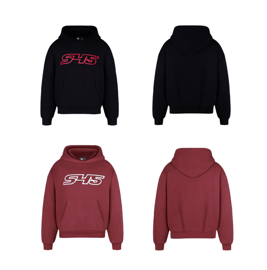 S45 Puff Logo Print Hoodie | Face 3 Face