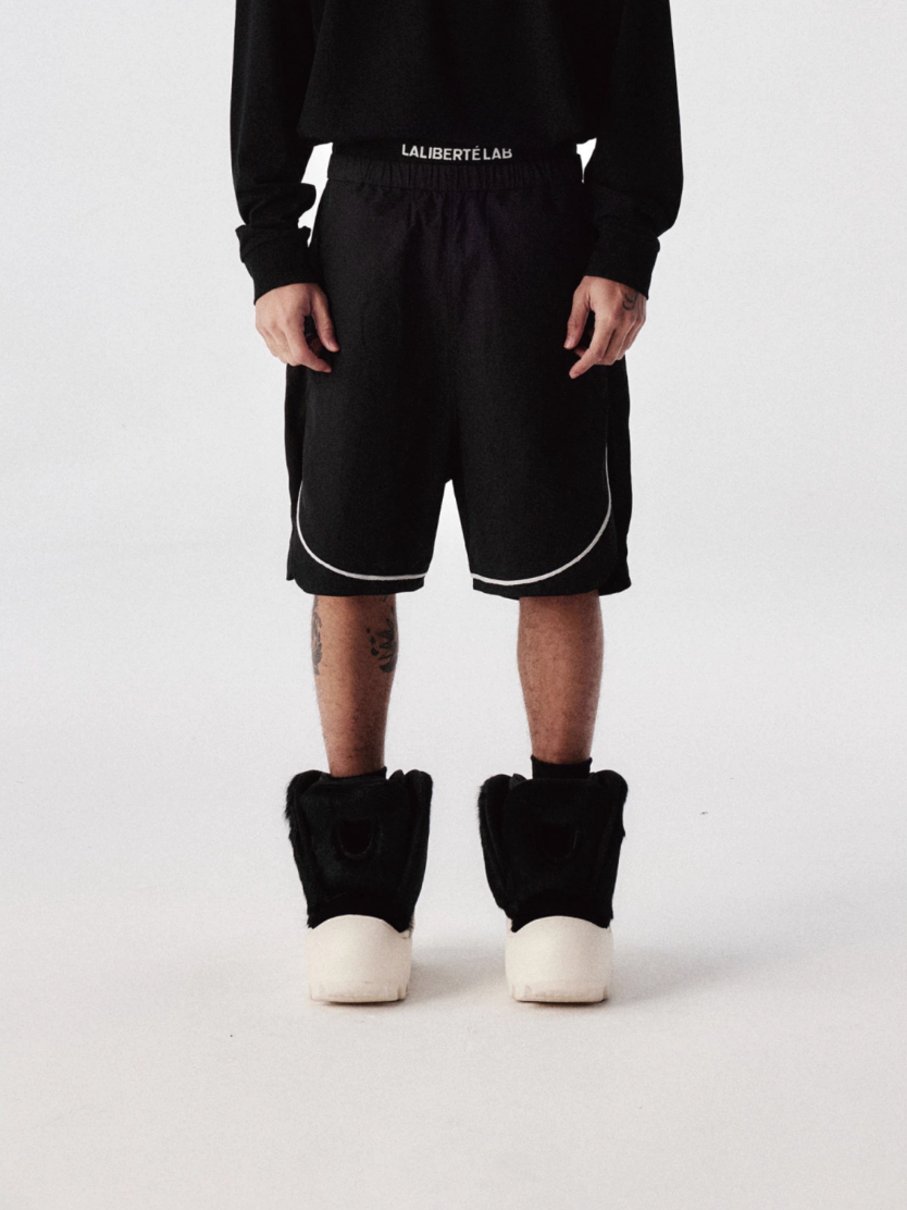 Labt Double Waist Sports Shorts | Face 3 Face