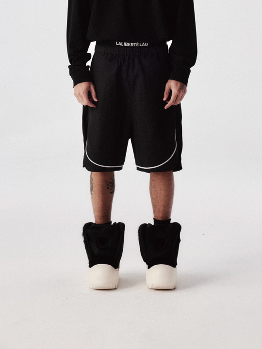 Labt Double Waist Sports Shorts | Face 3 Face