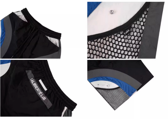 Labt Colorblock Structured Nylon Sports Shorts | Face 3 Face