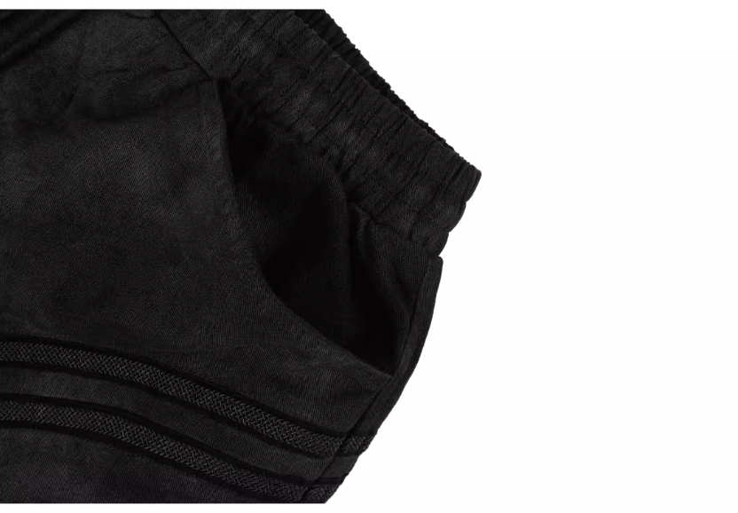 Labt Curved Design Washed Shorts | Face 3 Face