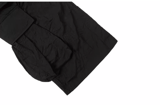 Labt Crinkle Texture Multi Pocket Nylon Cargo Pants | Face 3 Face