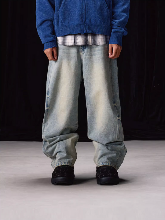 Labt Heavy Wash Light Blue Jeans | Face 3 Face