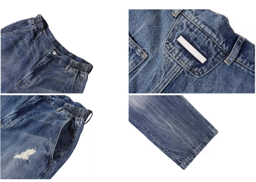 Labt Lightning Grain Distressed Wash Jeans | Face 3 Face