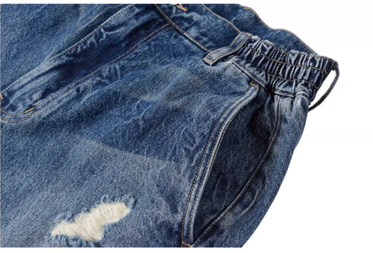 Labt Lightning Grain Distressed Wash Jeans | Face 3 Face