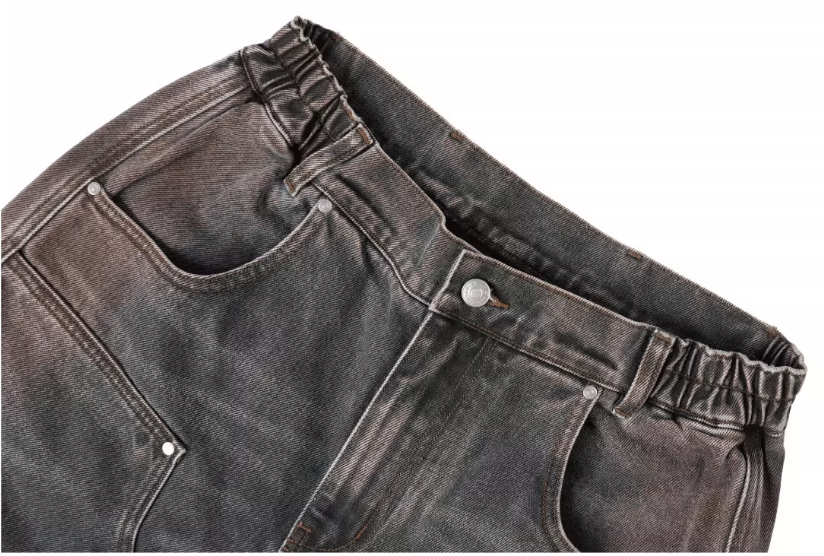 Labt Flower Wash Double Knee Flared Jeans | Face 3 Face