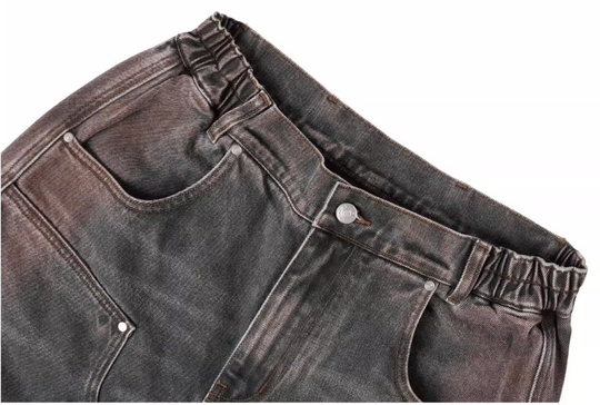 Labt Flower Wash Double Knee Flared Jeans | Face 3 Face