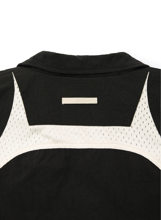 Labt Contrast Stitch Nylon Track Jacket | Face 3 Face