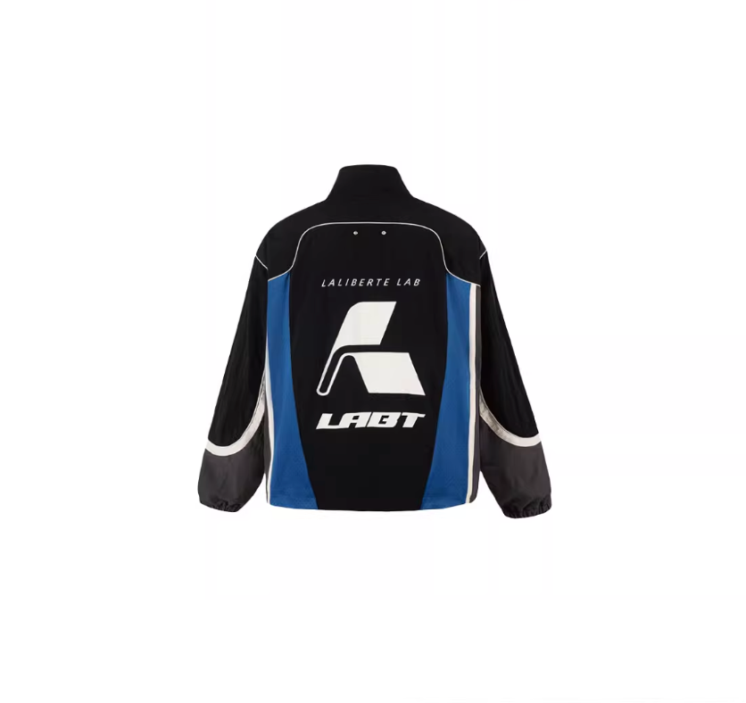 Labt Racing Colorblock Nylon Track Jacket | Face 3 Face