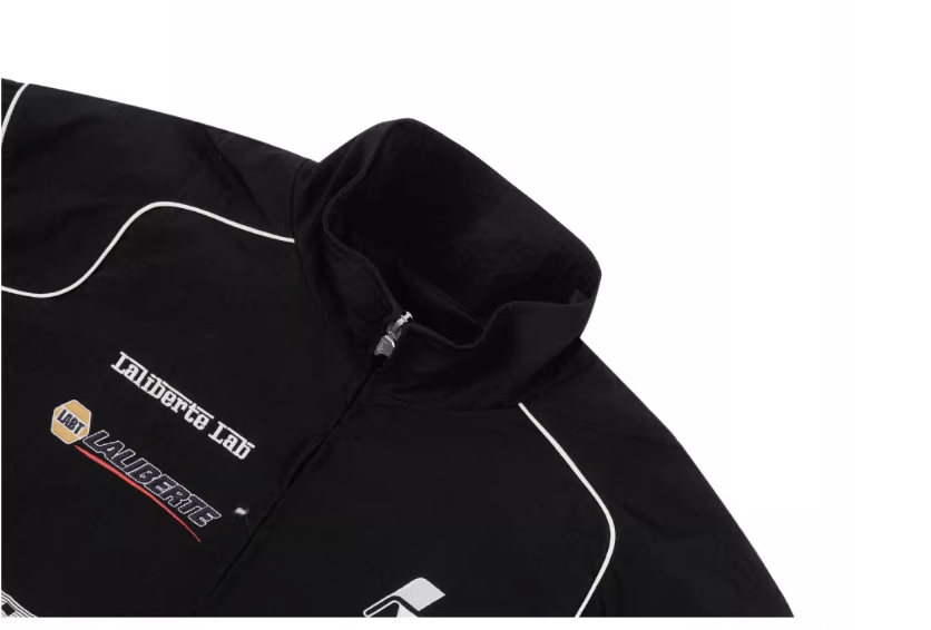 Labt Racing Colorblock Nylon Track Jacket | Face 3 Face